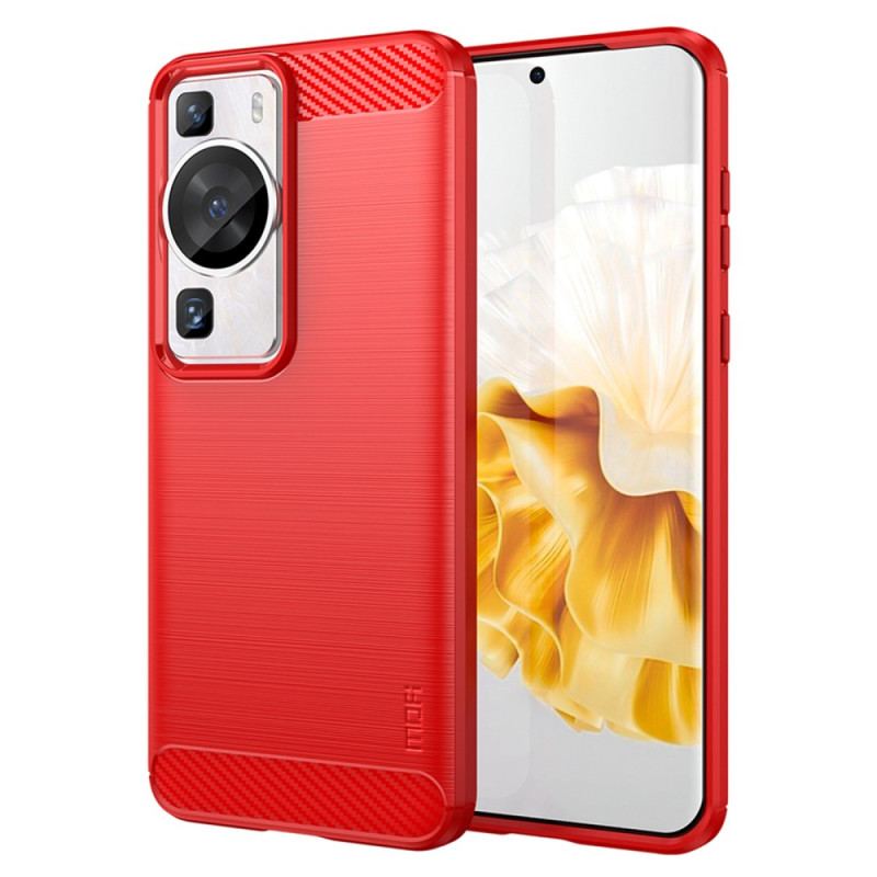 Coque Huawei P60 Pro Fibre Carbone Brossée MOFI