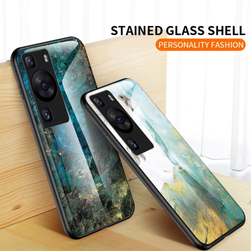 Coque Huawei P60 Pro Verre Trempé Marbre