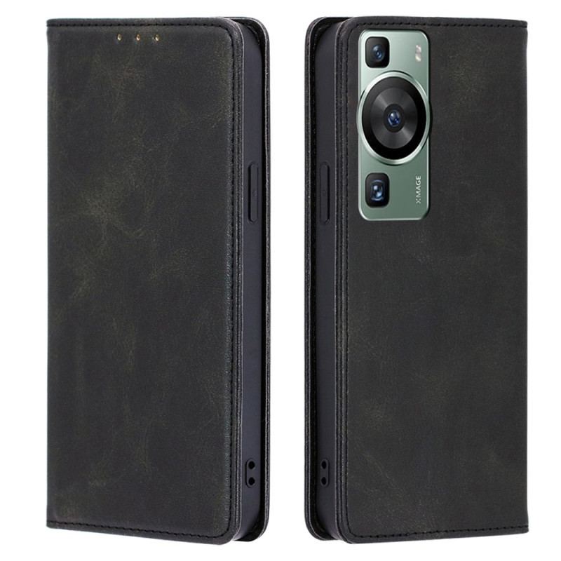 Flip Cover Huawei P60 Pro Texture Veau