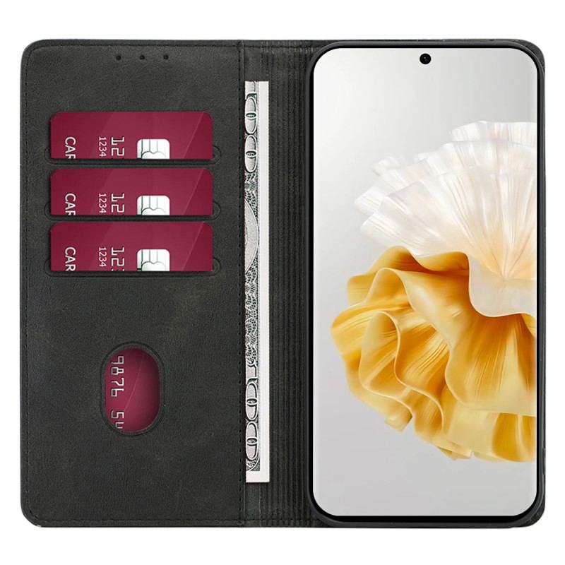 Flip Cover Huawei P60 Pro Texture Veau