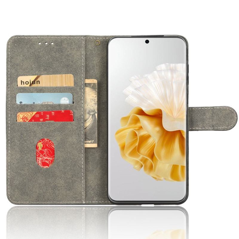 Housse Huawei P60 Pro Classique RFID avec Lanière