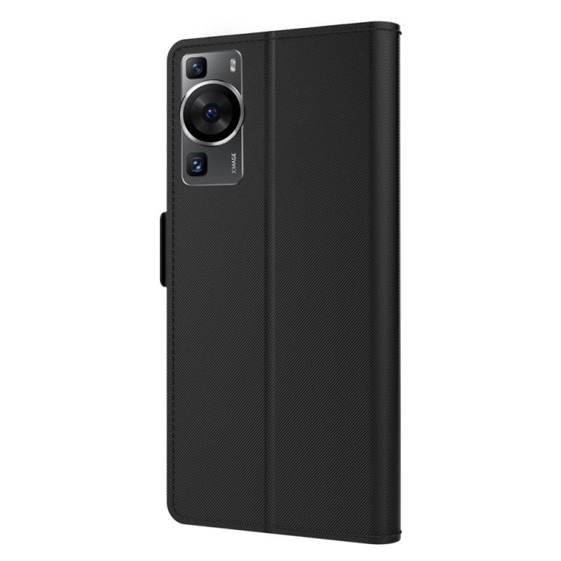 Housse Huawei P60 Pro Miroir et Porte-Cartes Amovible