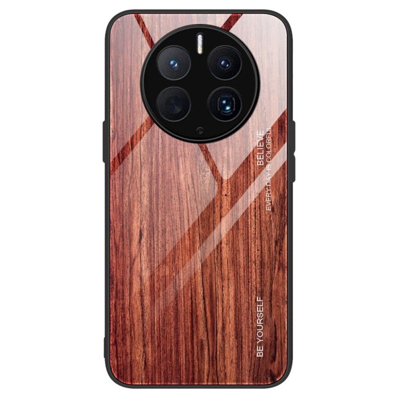 Coque Huawei Mate 50 Pro Verre Trempé Design Bois