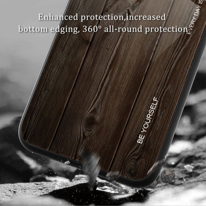 Coque Huawei Mate 50 Pro Verre Trempé Design Bois