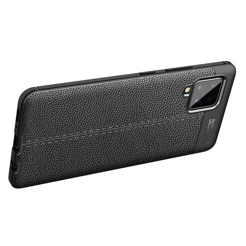 Coque Samsung Galaxy A42 5G Effet Cuir Litchi Double Line