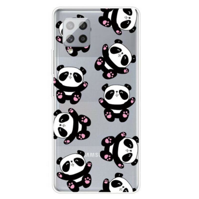 Coque Samsung Galaxy A42 5G Top Pandas Fun