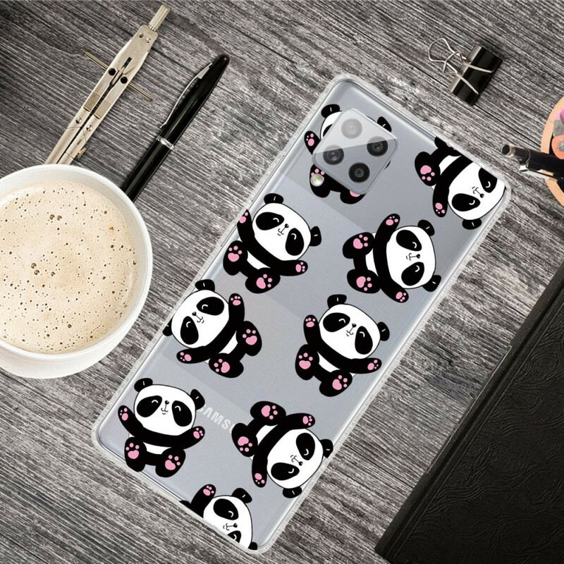 Coque Samsung Galaxy A42 5G Top Pandas Fun