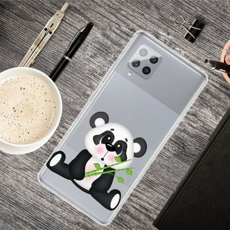 Coque Samsung Galaxy A42 5G Transparente Panda Triste