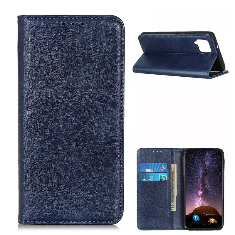 Flip Cover Samsung Galaxy A42 5G Style Cuir Sobriété