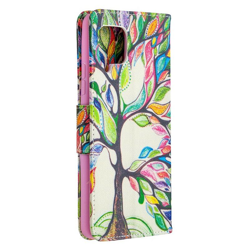 Housse Samsung Galaxy A42 5G Arbre Coloré