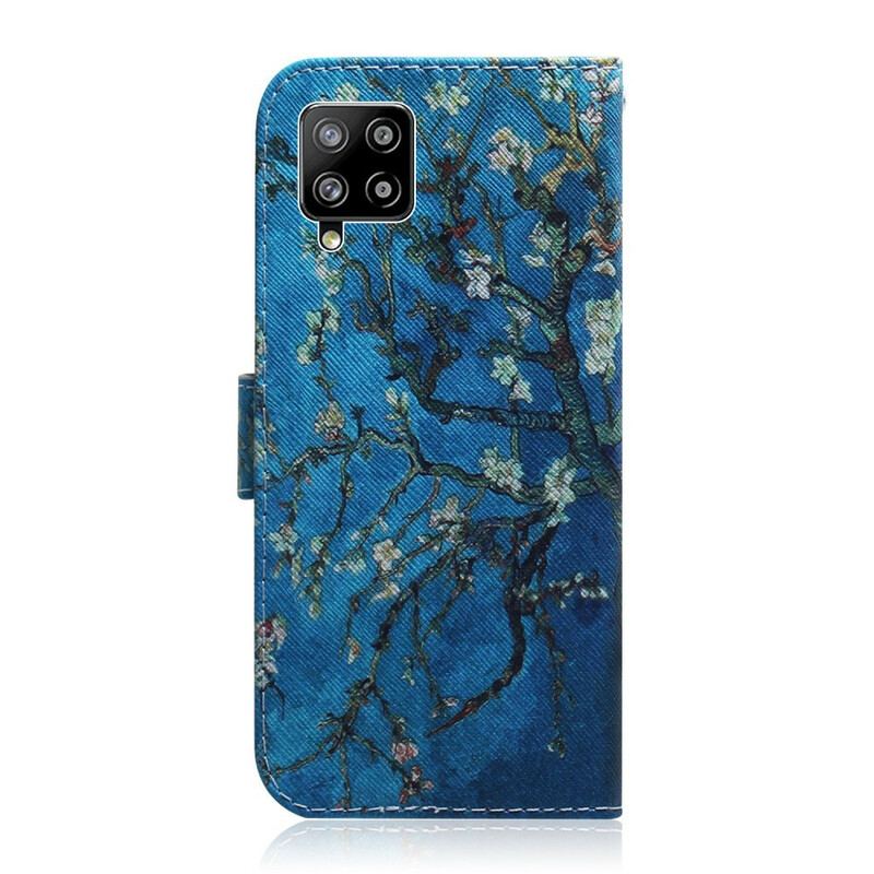 Housse Samsung Galaxy A42 5G Branche d'Arbre Fleuri