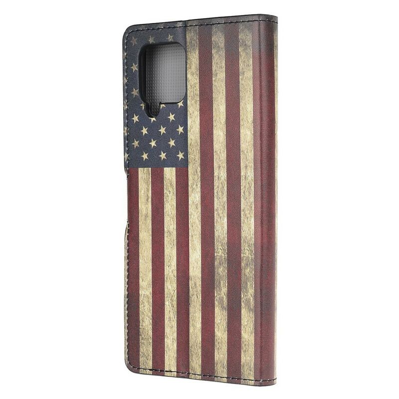 Housse Samsung Galaxy A42 5G Drapeau Américain