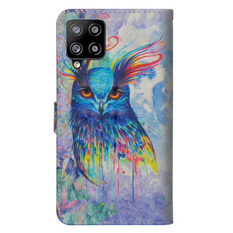 Housse Samsung Galaxy A42 5G Oiseau Aquarelle