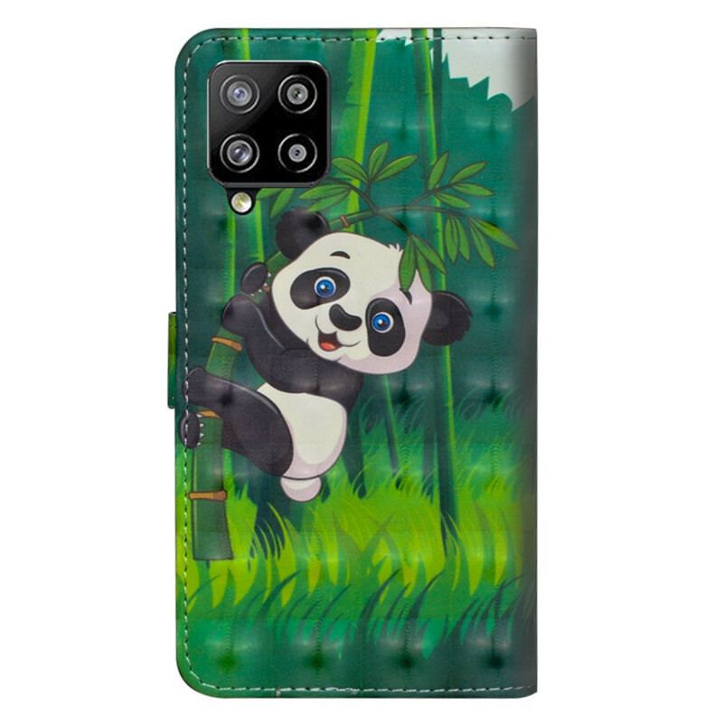 Housse Samsung Galaxy A42 5G Panda et Bambou