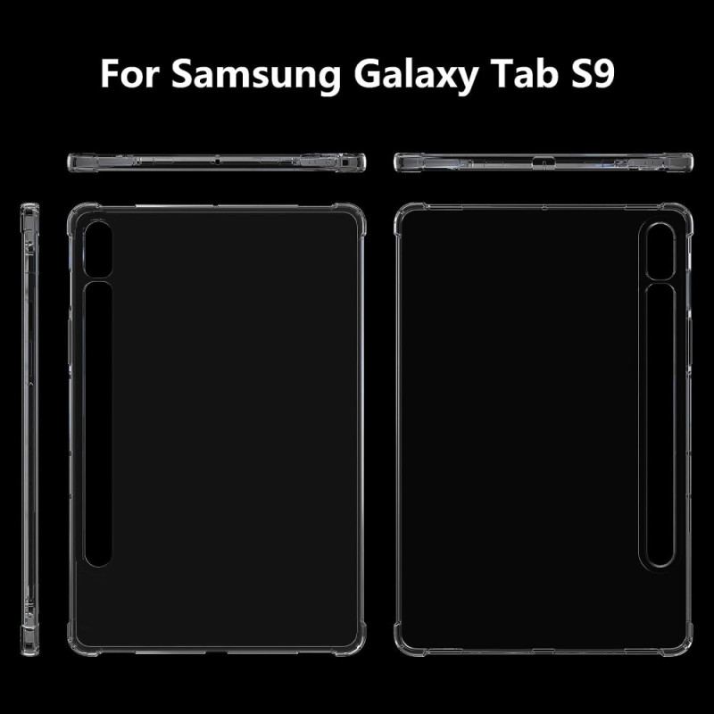 Coque Samsung Galaxy Tab S9 Transparente Coins Renforcés