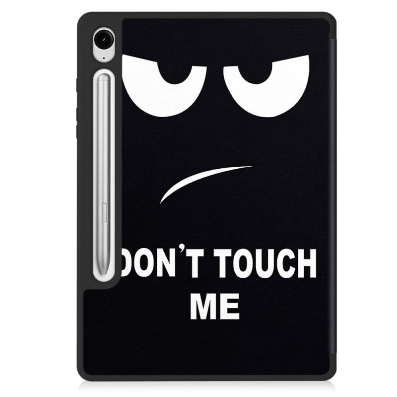 Smart Case Samsung Galaxy Tab S9 / Tab S9 FE Porte-Stylet Don't Touch Me