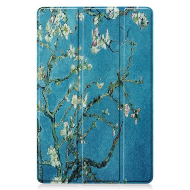 Smart Case Samsung Galaxy Tab S9 Fleurs d'Abricot