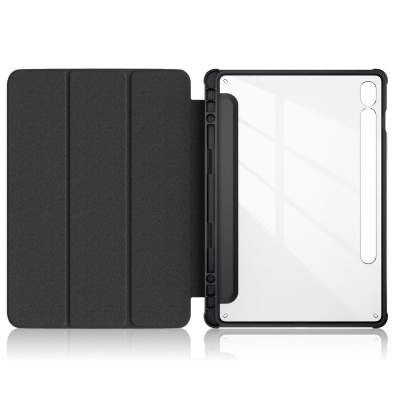 Smart Case Samsung Galaxy Tab S9 Porte-Stylet Dos Transparent Galaxie