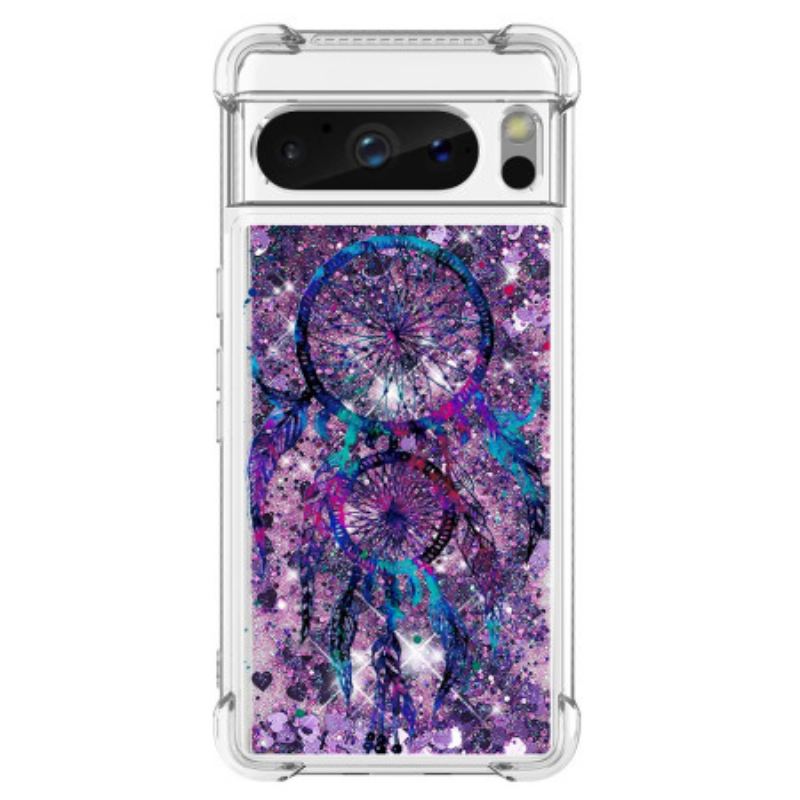 Coque Google Pixel 8 Pro Paillettes Attrape Rêves