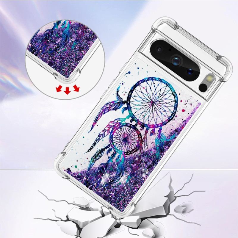 Coque Google Pixel 8 Pro Paillettes Attrape Rêves