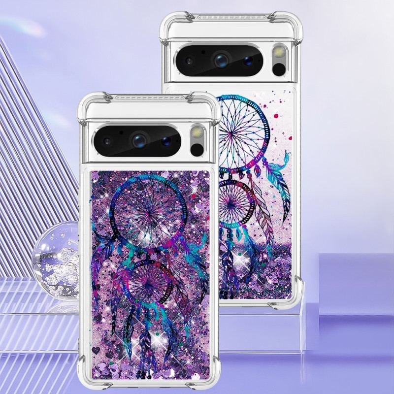 Coque Google Pixel 8 Pro Paillettes Attrape Rêves