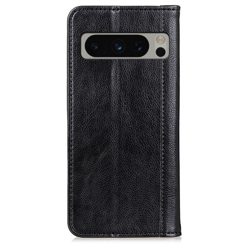 Flip Cover Google Pixel 8 Pro Cuir Fendu