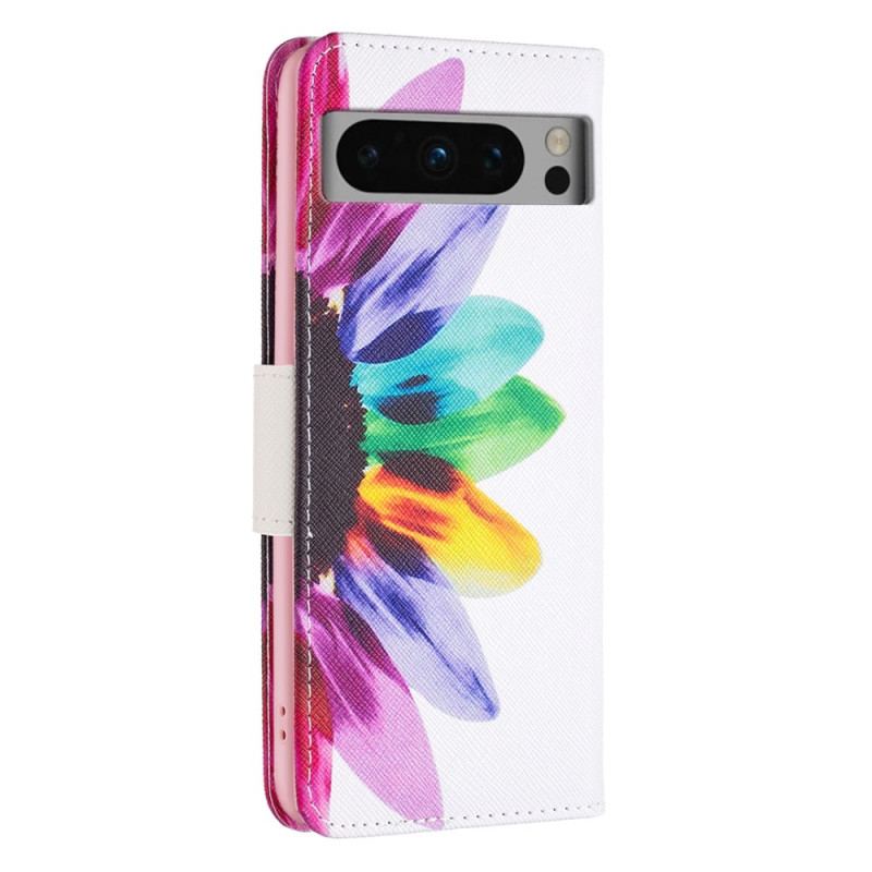 Housse Google Pixel 8 Pro Fleur Aquarelle