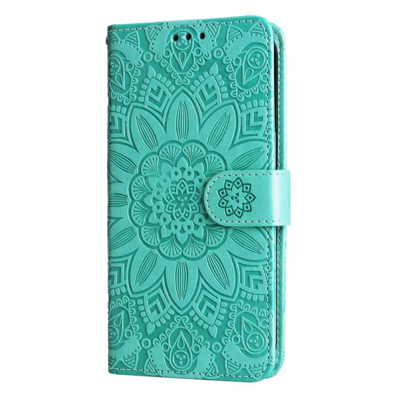 Housse Google Pixel 8 Pro Mandala Soleil avec Lanière