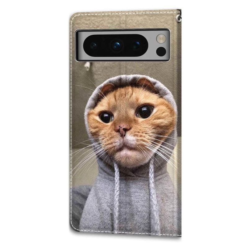 Housse Google Pixel 8 Pro Yo Cat à Lanière