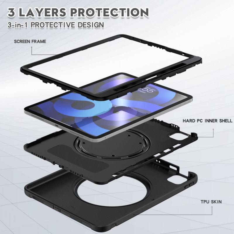 Coque iPad Air (2022) (2020) / Pro 11" Anneau-Support Rotatif