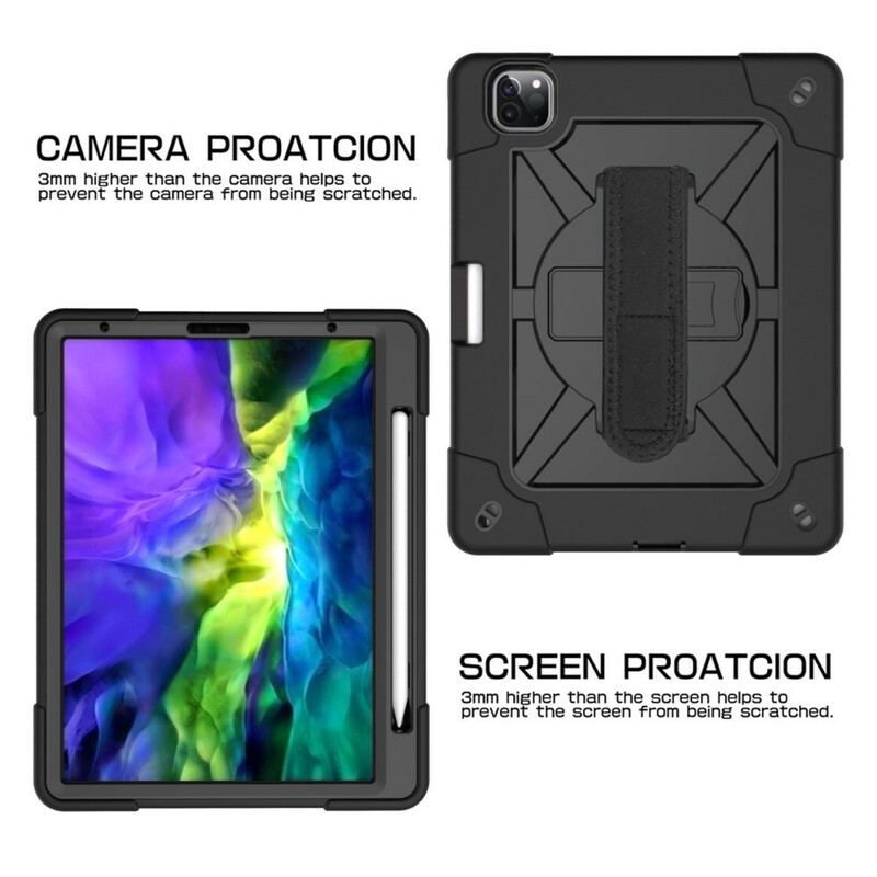 Coque iPad Pro 11" (2021) (2020) (2018) Béquille et Bandoulière