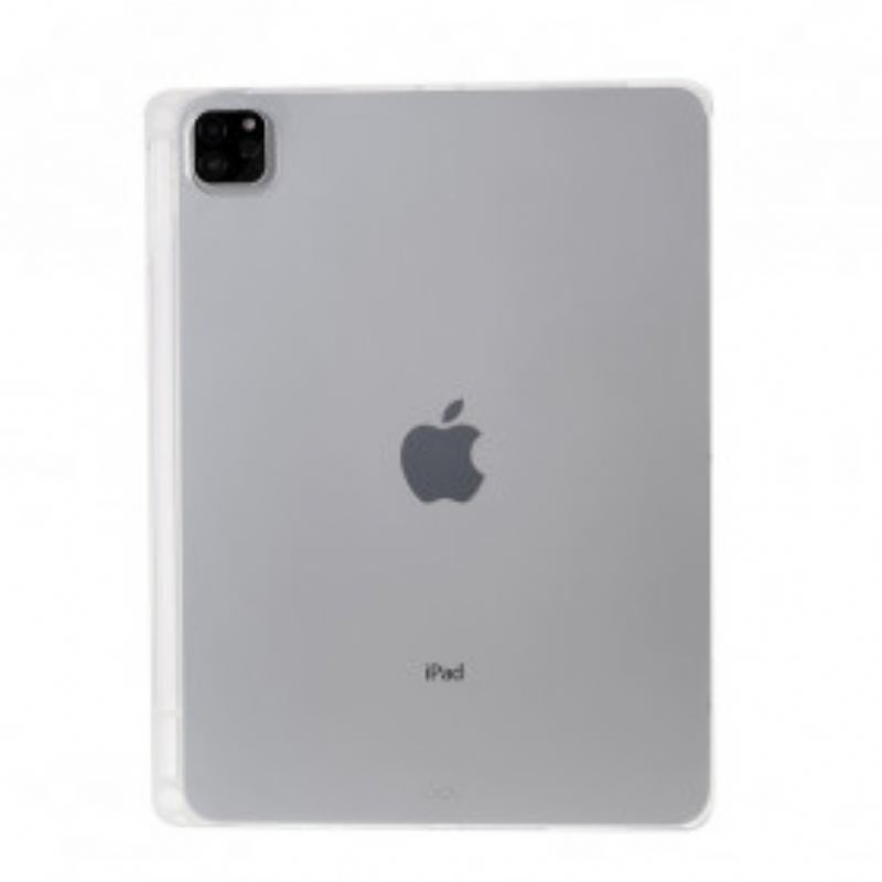 Coque iPad Pro 11" Silicone Transparent Porte-Stylet