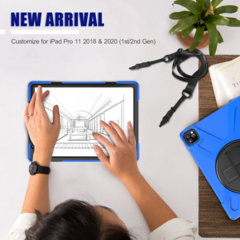 Coque iPad Pro 11" Support, Sangle et Bandoulière