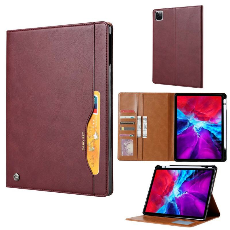 Étui iPad Pro 11" (2020) (2018) Cuir Absorbé Porte-Crayon