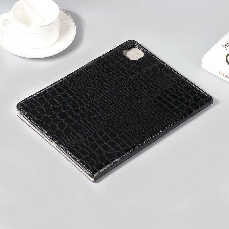 Étui iPad Pro 11" (2020) Peau Crocodile Monochrome