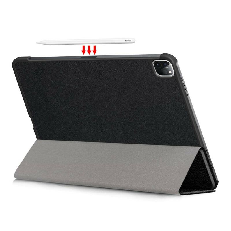 Smart Case iPad Pro 11" (2020) (2018) Simili Cuir Litchi Classique