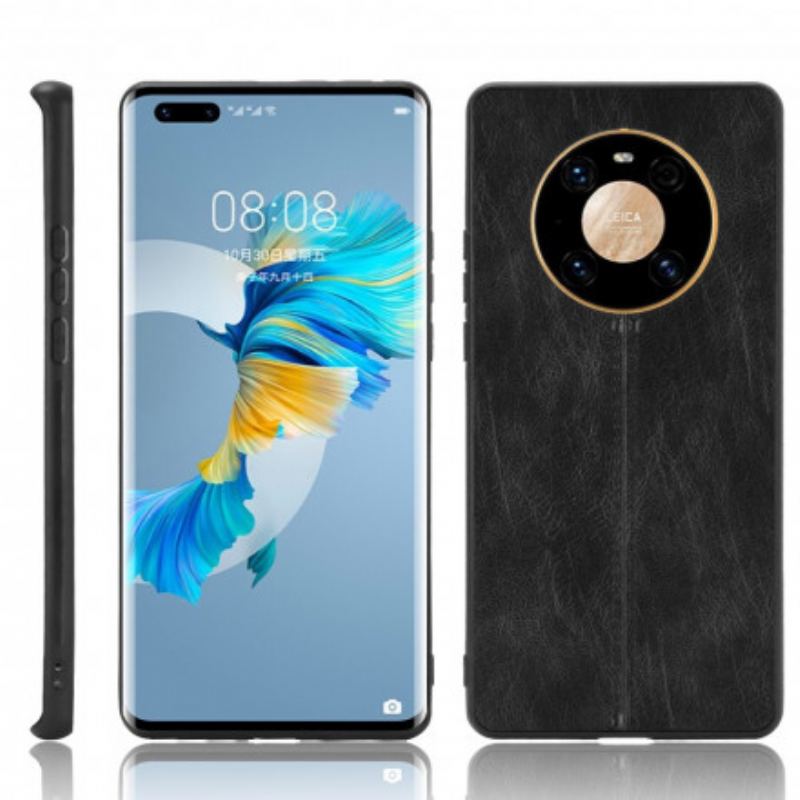 Coque Huawei Mate 40 pro Effet Cuir Couture