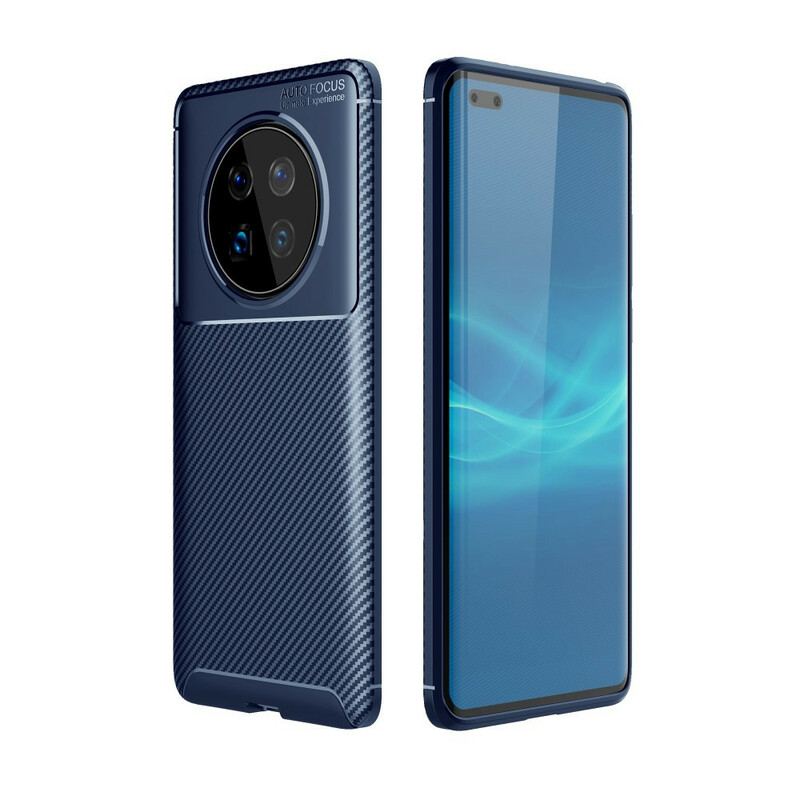 Coque Huawei Mate 40 Pro Texture Fibre Carbone Flexible