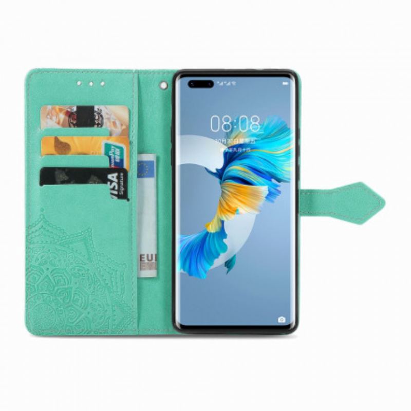 Housse Huawei Mate 40 Pro Mandala Moyen Age