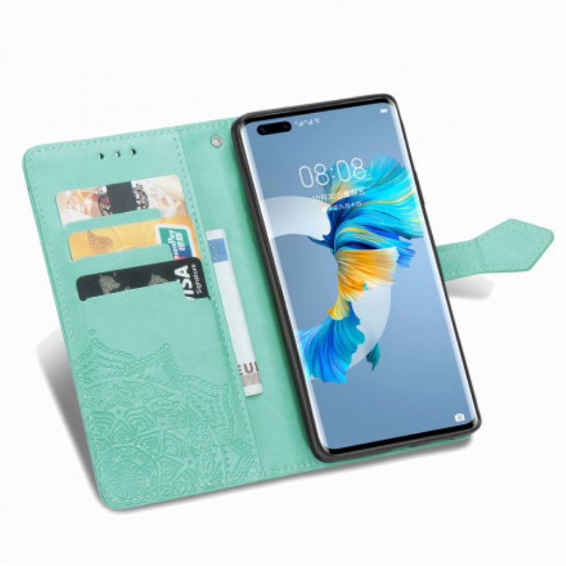 Housse Huawei Mate 40 Pro Mandala Moyen Age