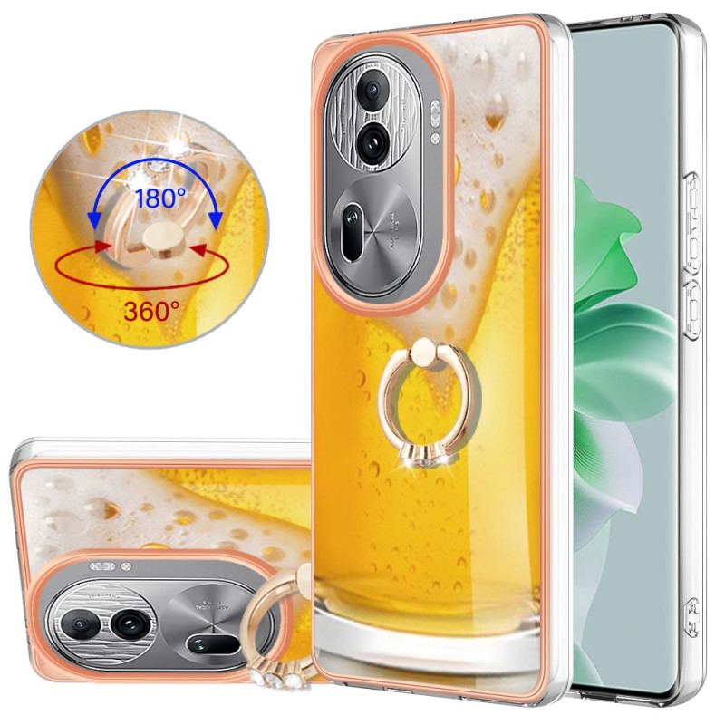 Coque Oppo Reno 11 Pro 5G Anneau-Support Bière