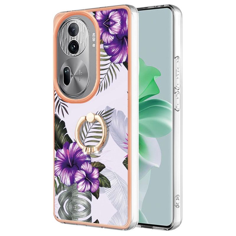 Coque Oppo Reno 11 Pro 5G Anneau-Support Marbre