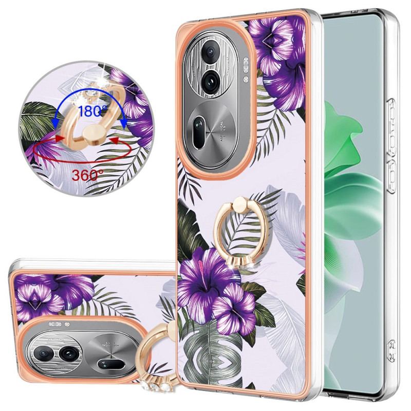 Coque Oppo Reno 11 Pro 5G Anneau-Support Marbre