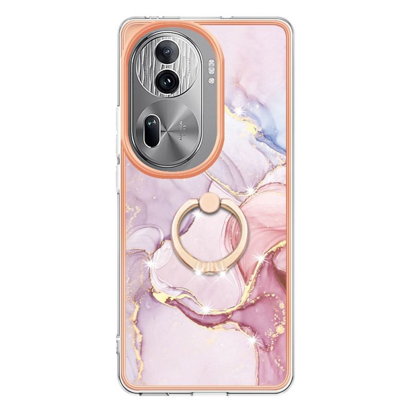 Coque Oppo Reno 11 Pro 5G Anneau-Support Style Marbre