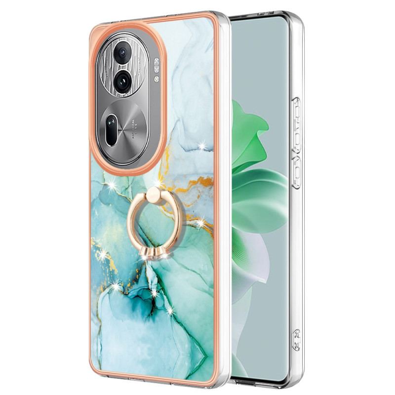 Coque Oppo Reno 11 Pro 5G Anneau-Support Style Marbre