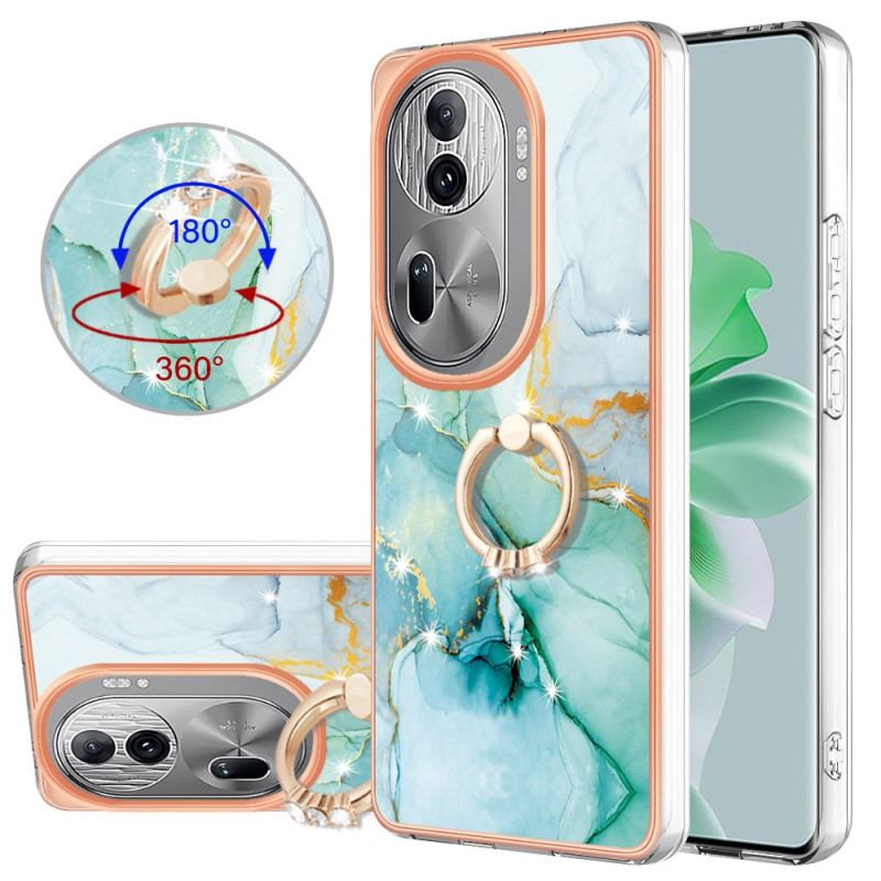 Coque Oppo Reno 11 Pro 5G Anneau-Support Style Marbre