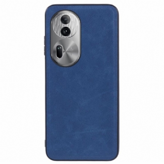 Coque Oppo Reno 11 Pro 5G Effet Cuir Rétro