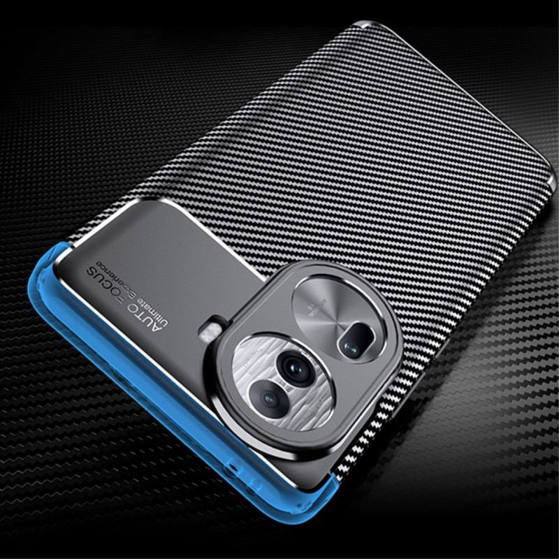 Coque Oppo Reno 11 Pro 5G Texture Fibre Carbone