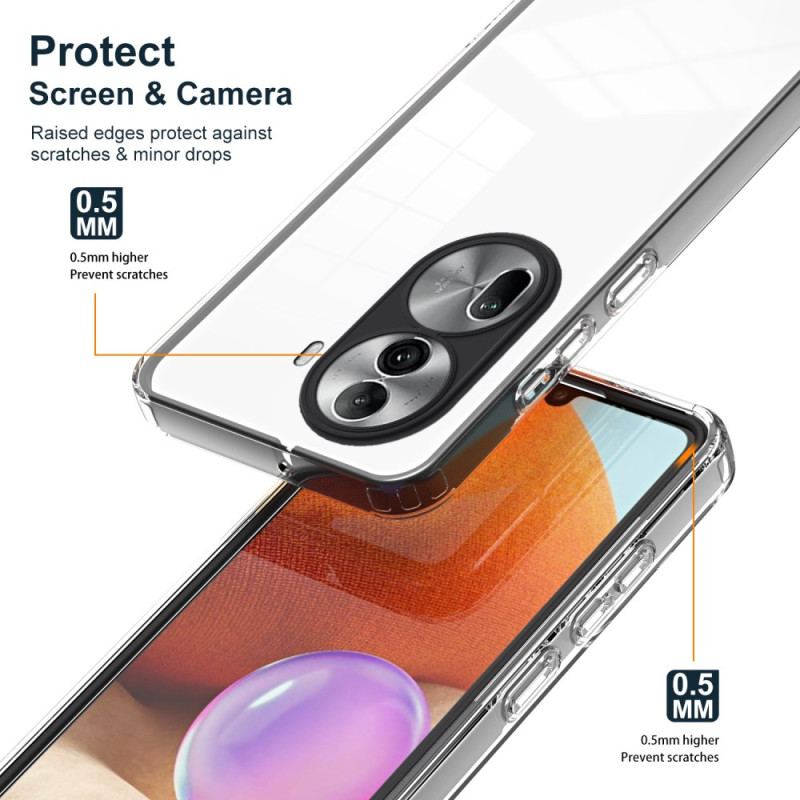 Coque Oppo Reno 11 Pro 5G Transparente Rebord Coloré