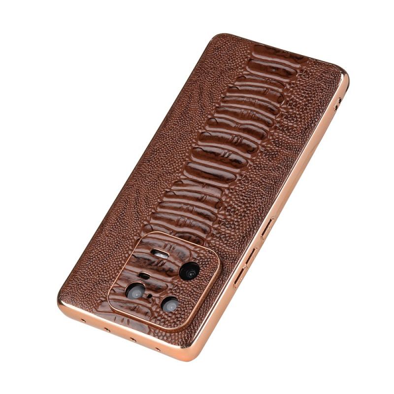 Coque Xiaomi 13 Pro Cuir Véritable Style Crocodile